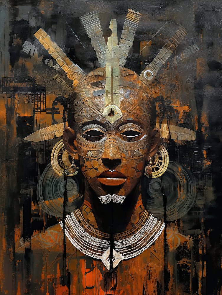 Masked Mosaic: A Kaleidoscope of African Inspirations