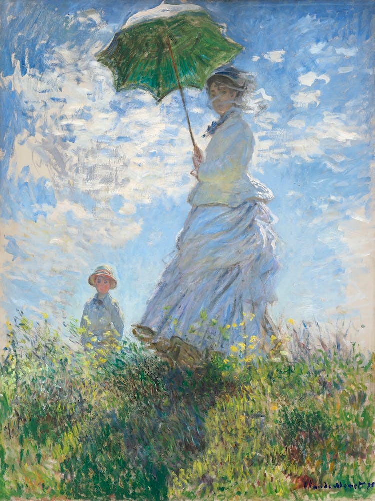 Suzanne Hoschedé (1886), Claude Monet