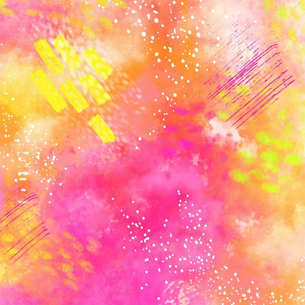 Abstract Explosion 1 Square