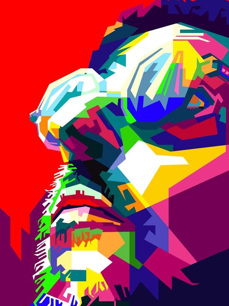 Leon The Professional Hollywood Actor Pop Art WPAP