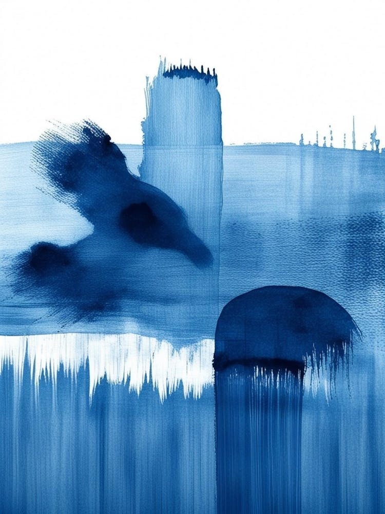 Blue Abstract Painting