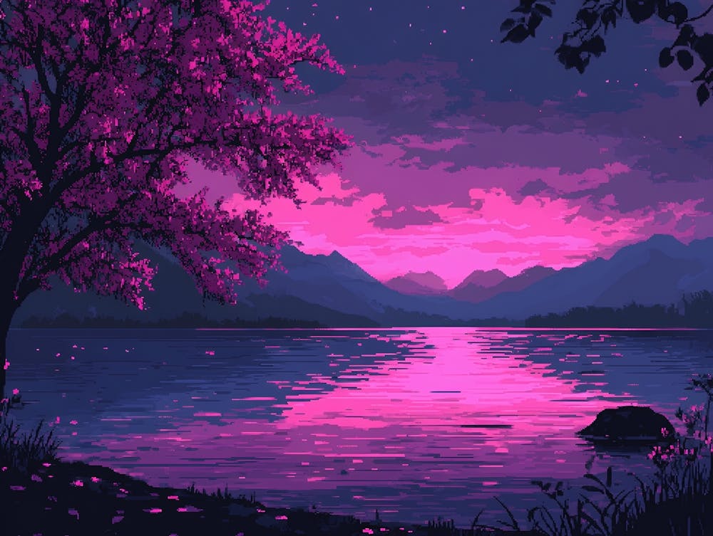 Sunset By The Lake 14