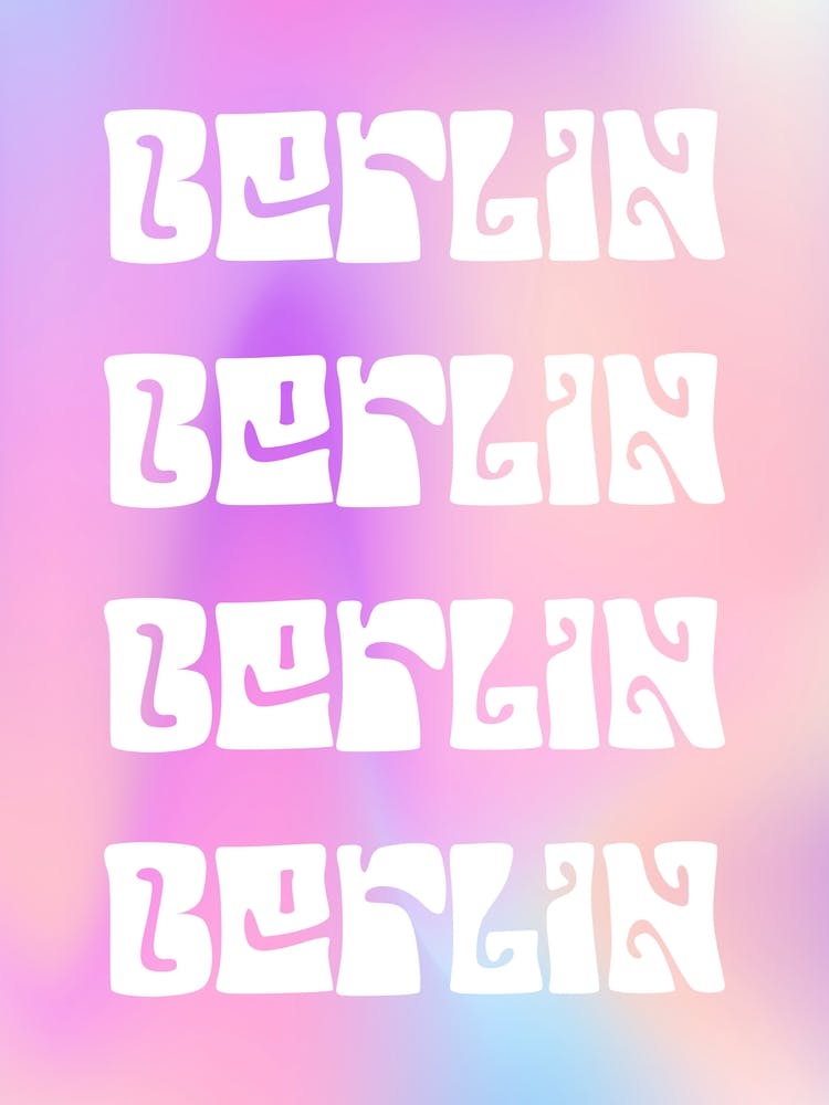 Berlin Poster Pastel