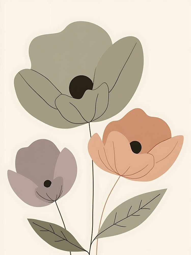 Abstract Floral Watercolor | Unique & Dreamy Botanical Wall Art