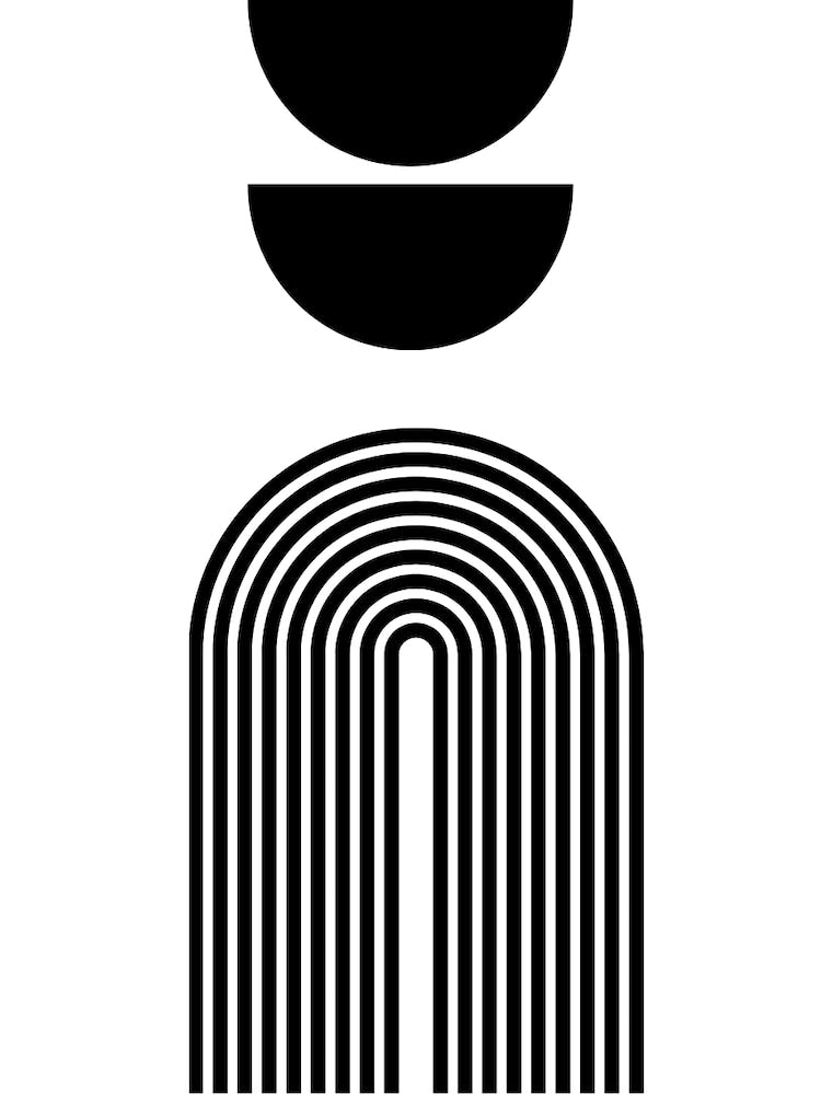 Black and white shapes 1