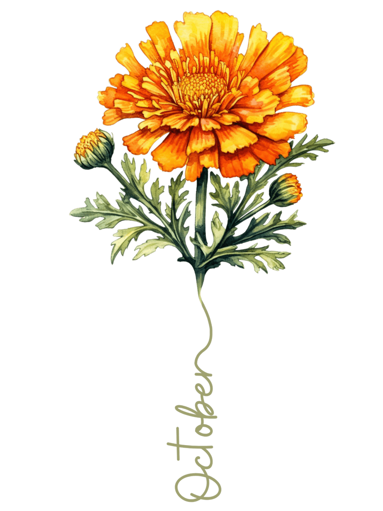 October Birth Flower Birth Month Botanical