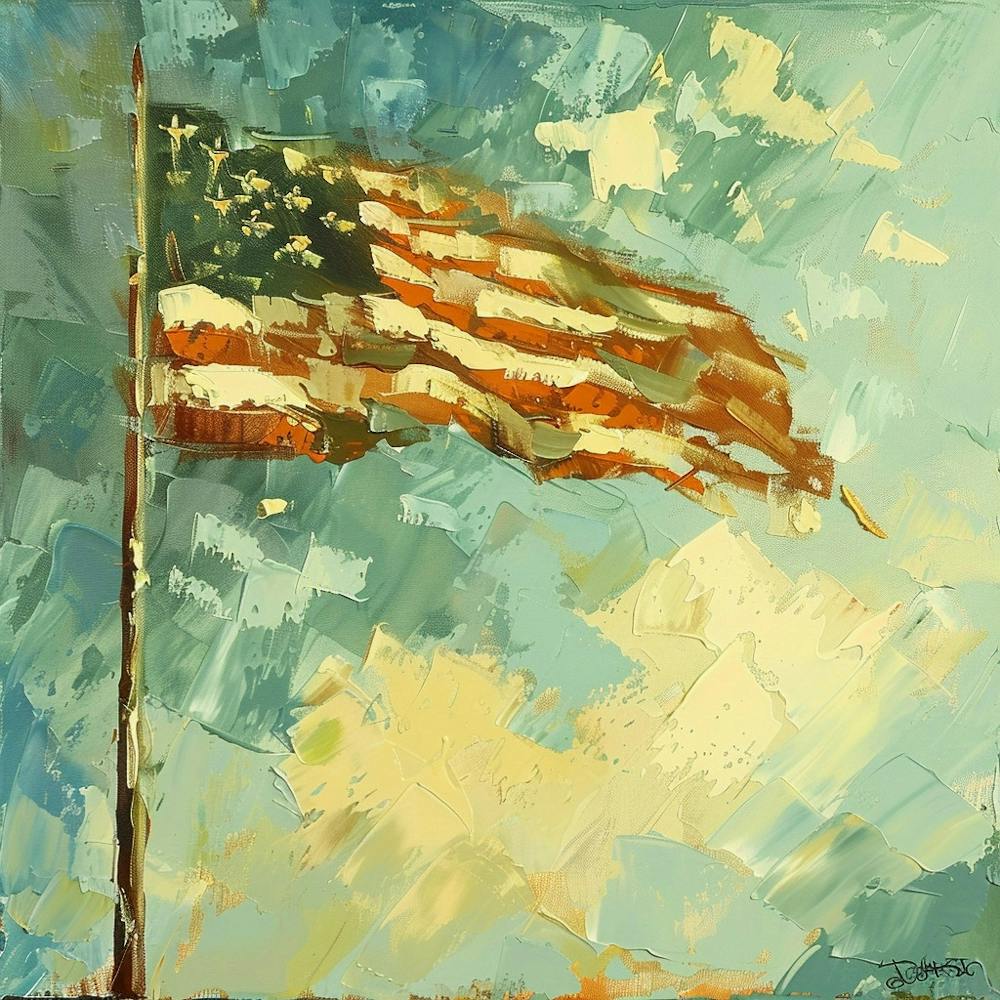 A Usa Flag Oil Painting Illustration 1720438426 3