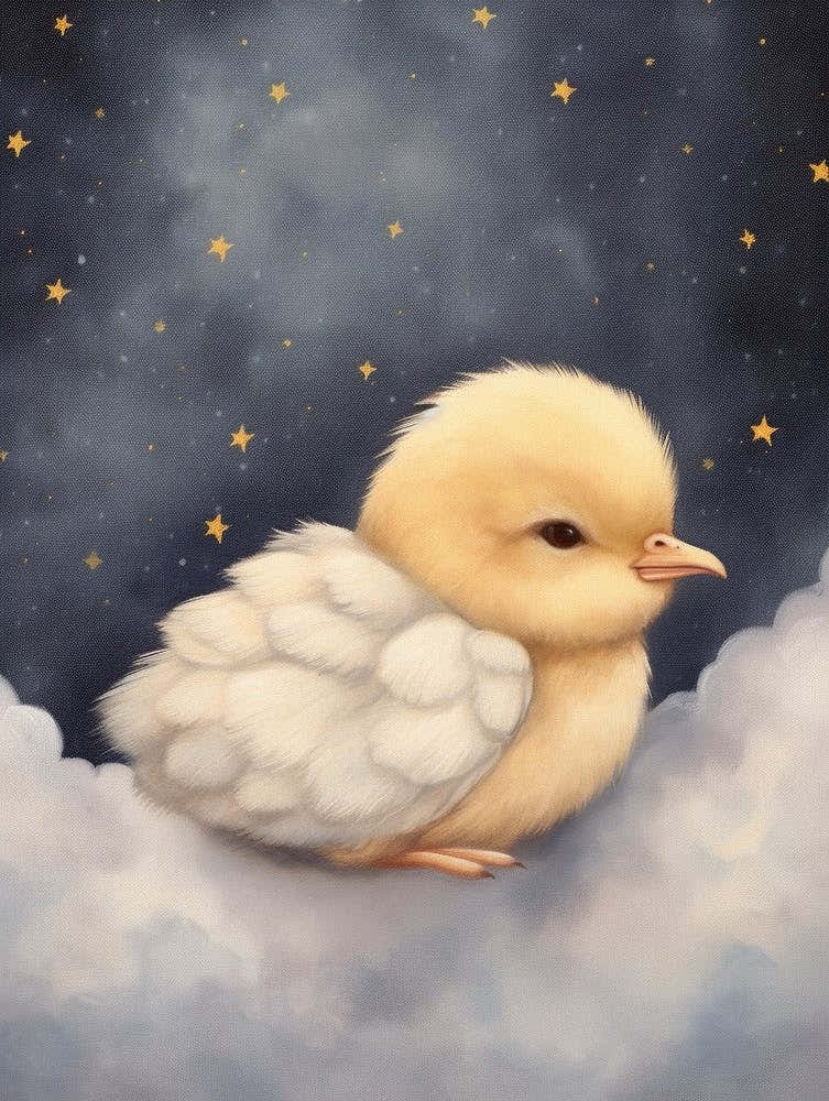 Sleeping Baby Chick 2