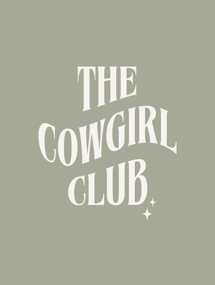 The Cowgirl Club - Sage Green