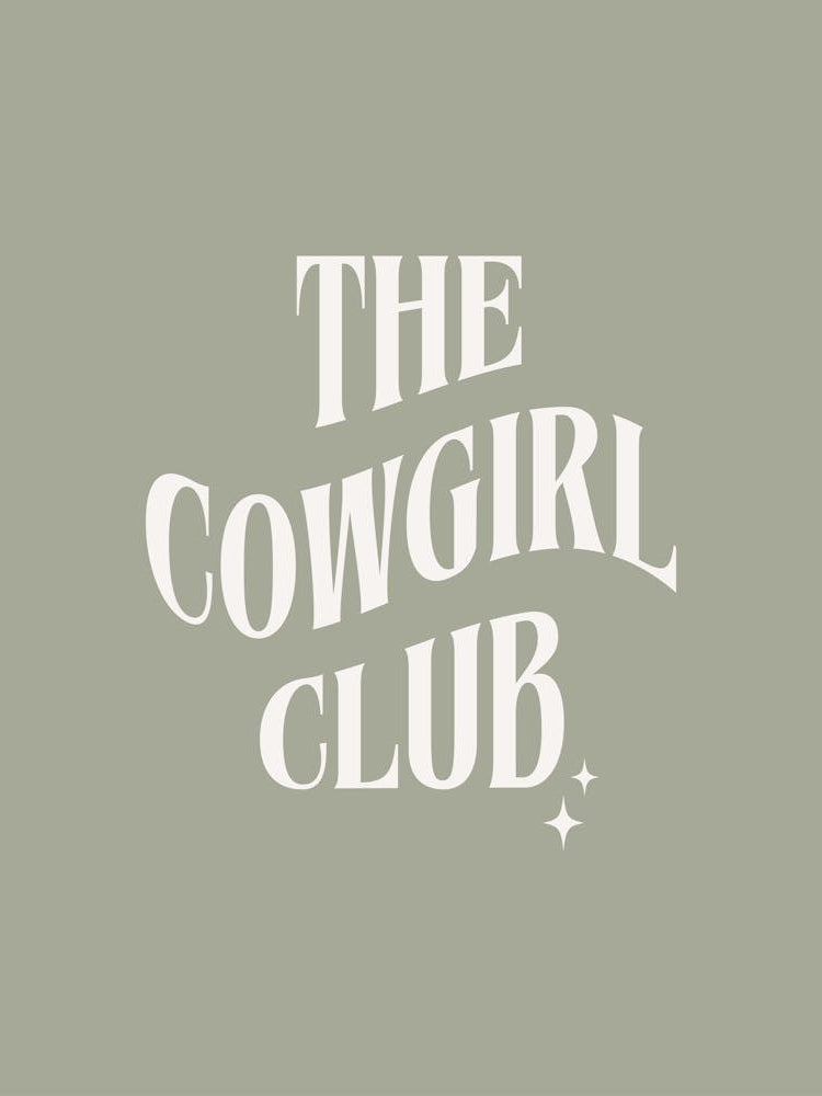 The Cowgirl Club - Sage Green