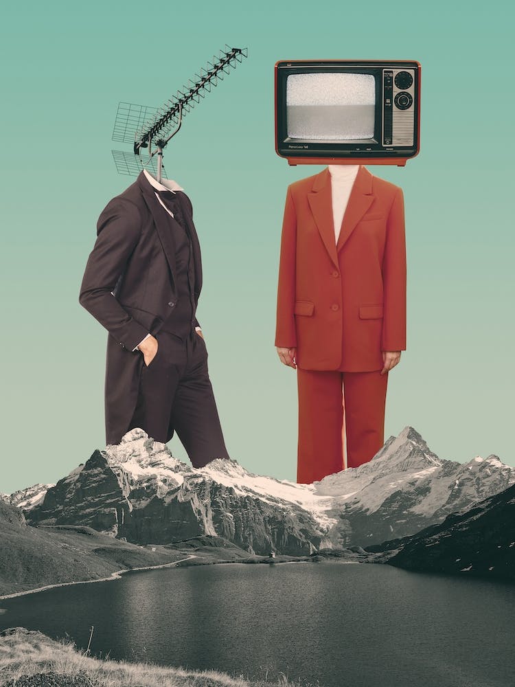 Love Me Always Collage Art
