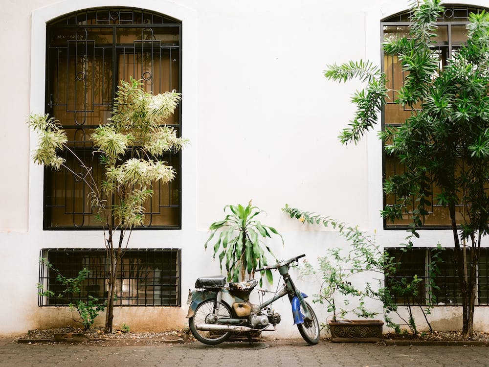 Vintage Scooter In Dominican Republic