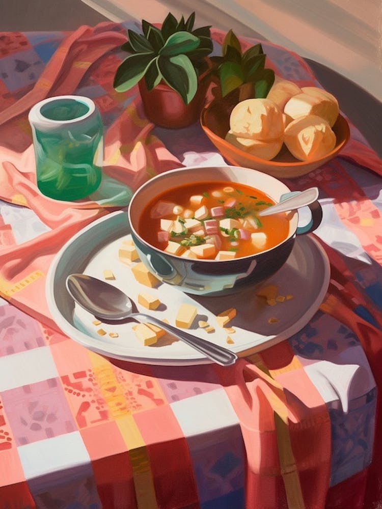 Minestrone Still Life Painting