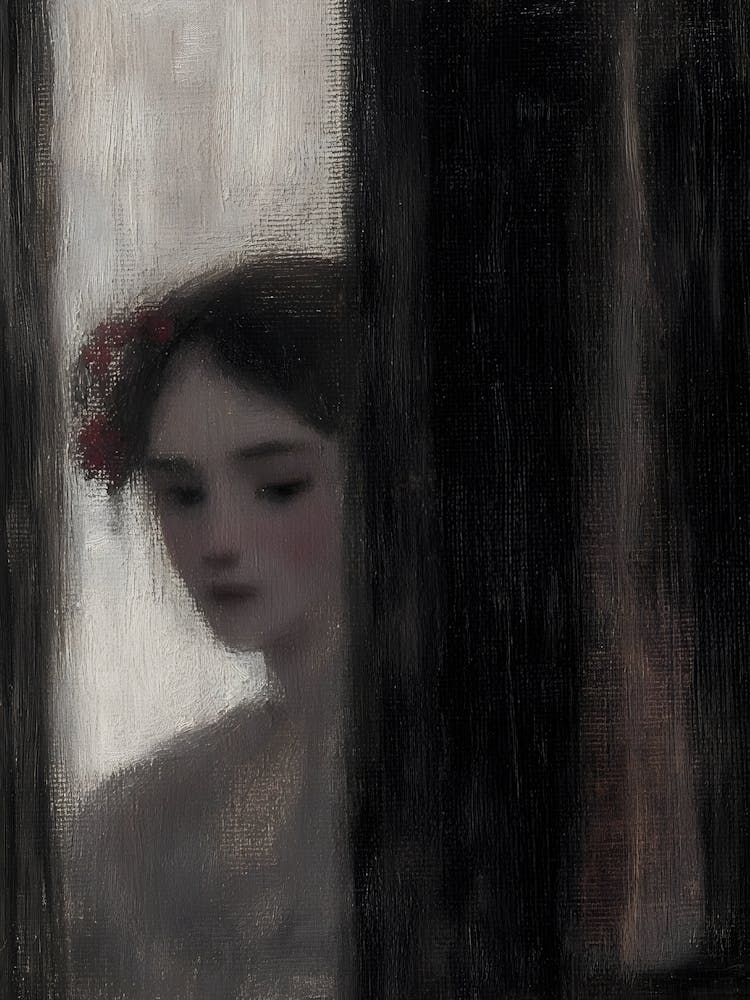 Girl In A Window