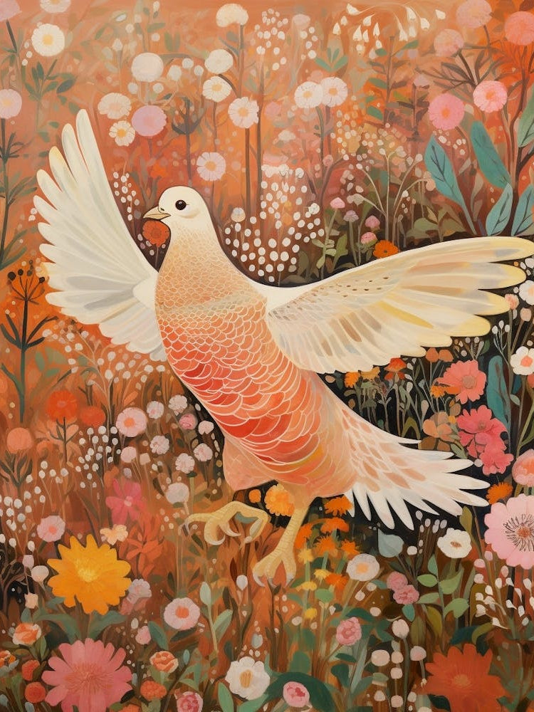 Grouse 4 Detailed Bird Painting