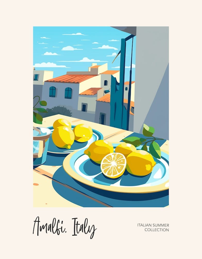 Amalfi, Italy Lemons 1 Italian Summer Collection