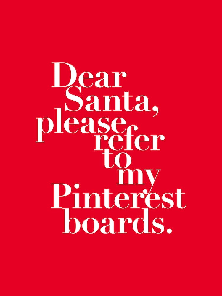 Dear Santa Refer To Boards