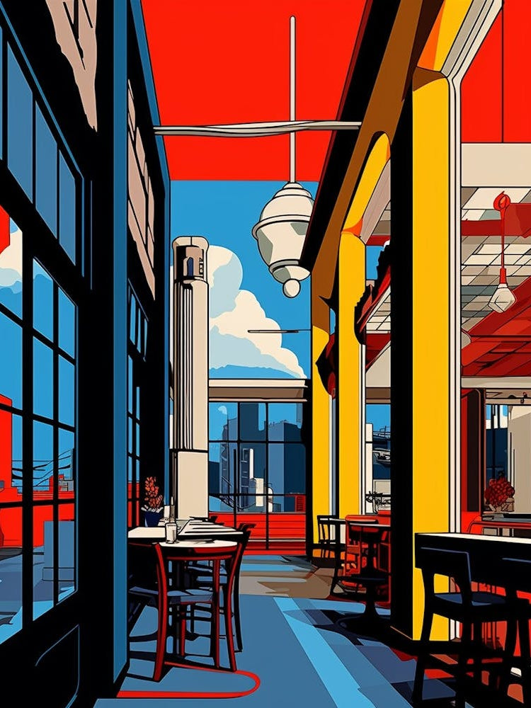 Tacoma Museum District Pointillism 30