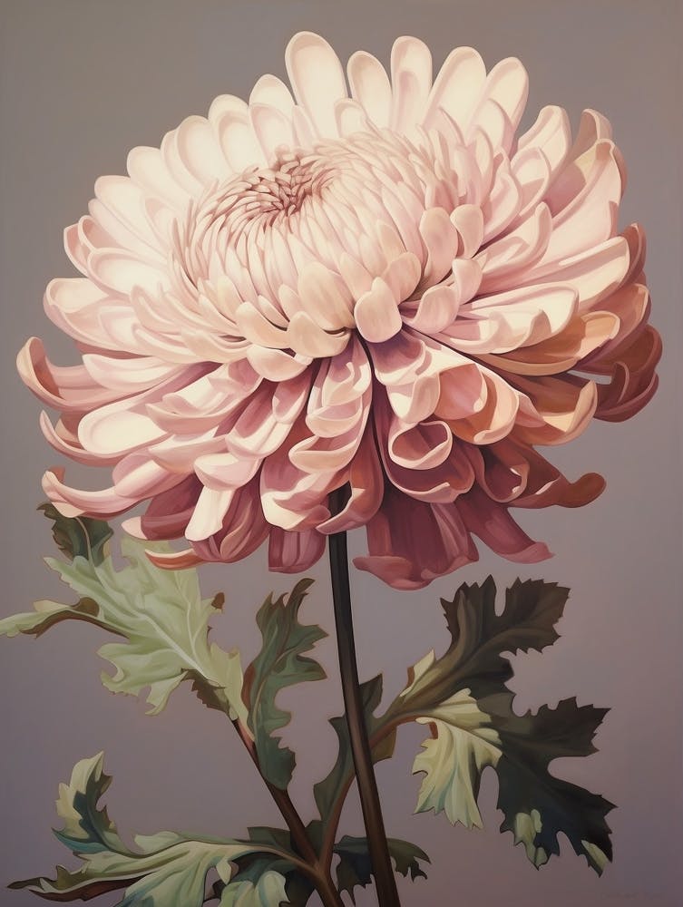 Floral Illustration Chrysanthemum 2