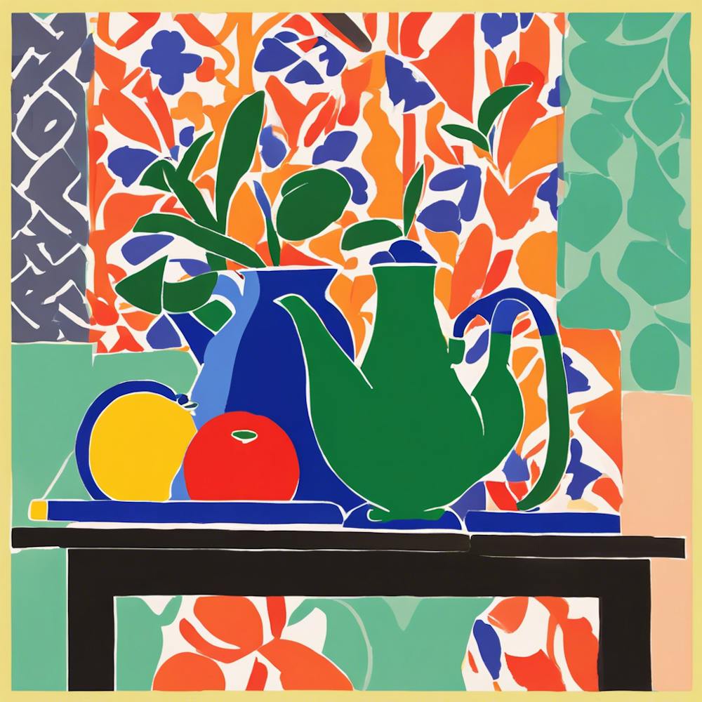 A Matisse-Inspired Still Life 1