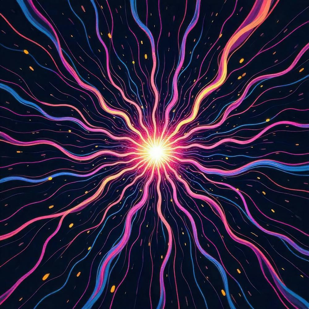 Abstract Psychedelic Background