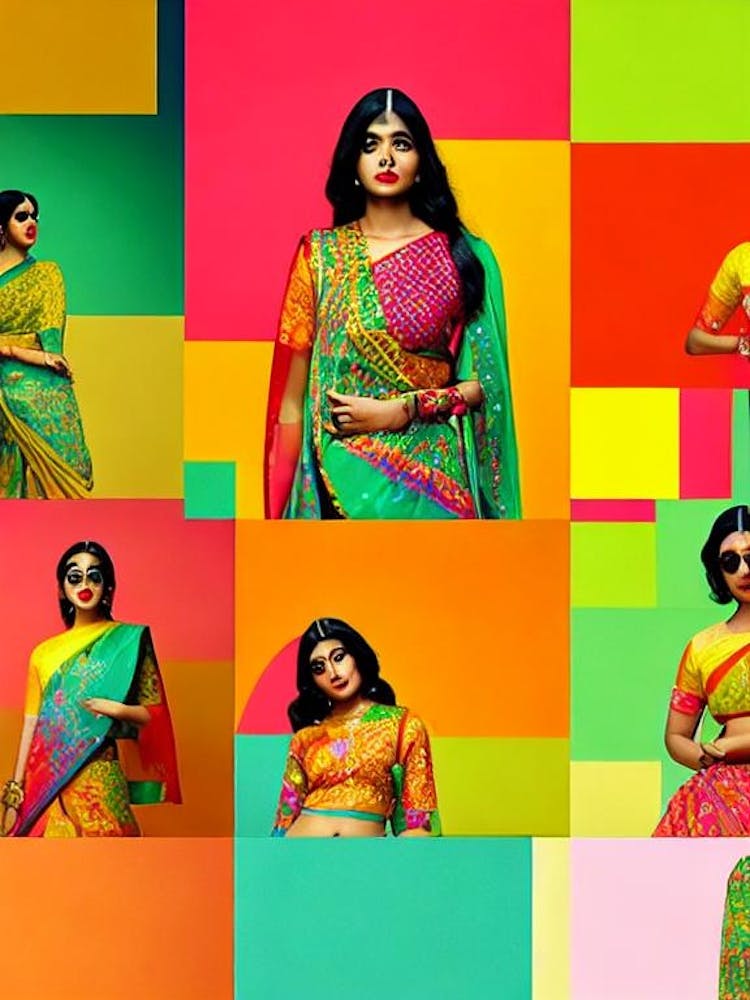 Shilpa Rao Colourful Pop Art