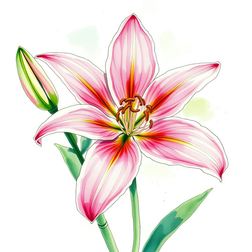 Pink Lily 12