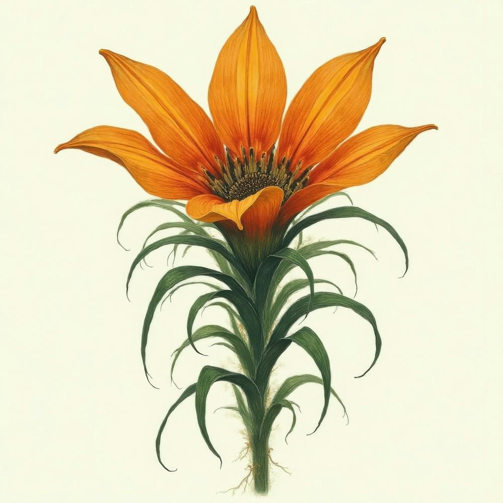 Orange Flower 1