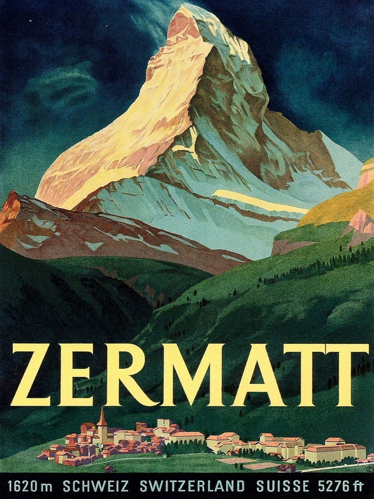 Zermatt, Mountain Peak, Switzerland