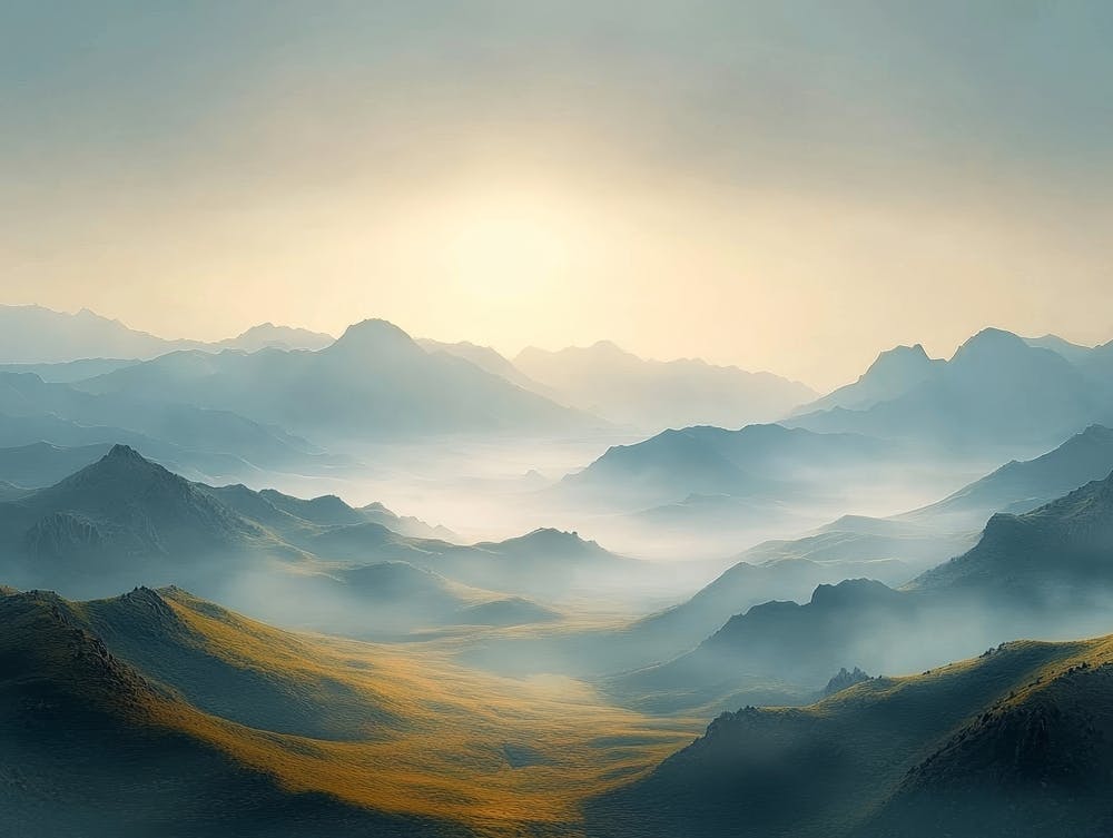 Sunrise In The Mountains