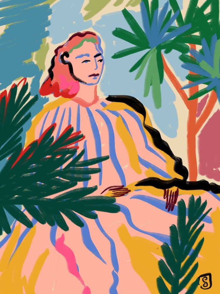 Woman In Nature