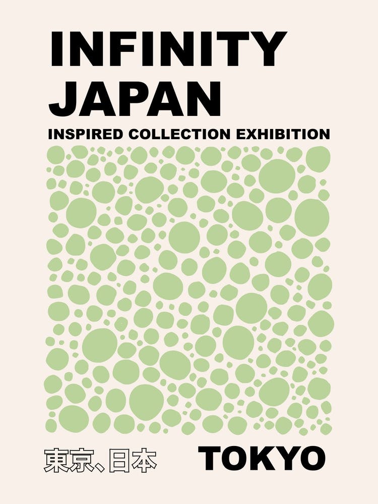 Dots Infinity Yayoi Inspired Green