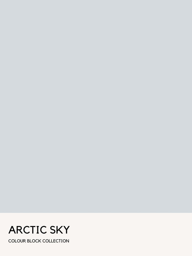 Arctic Sky Colour Block Poster