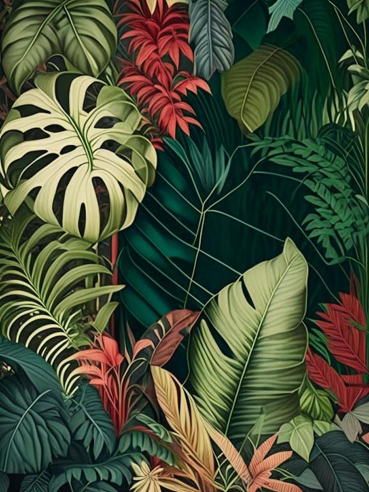 Jungle Foliage 7 Botanicals