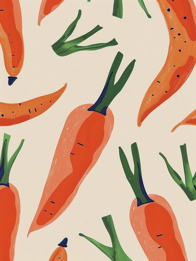 Illustration De Motif Carottes 2