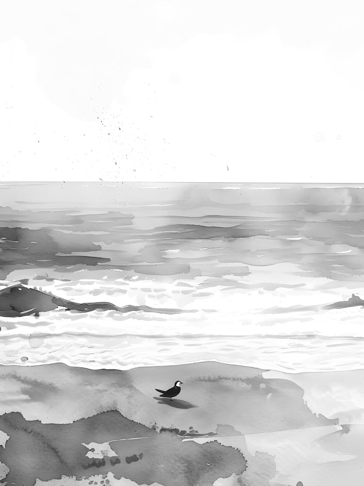 Bird On The Beach 1