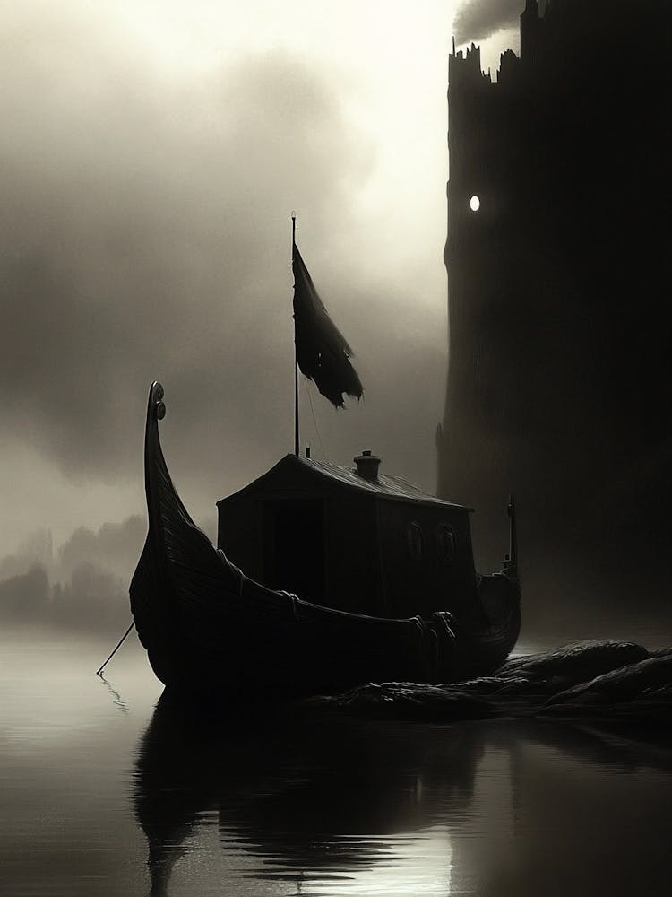 Bateau dans le Brouillard