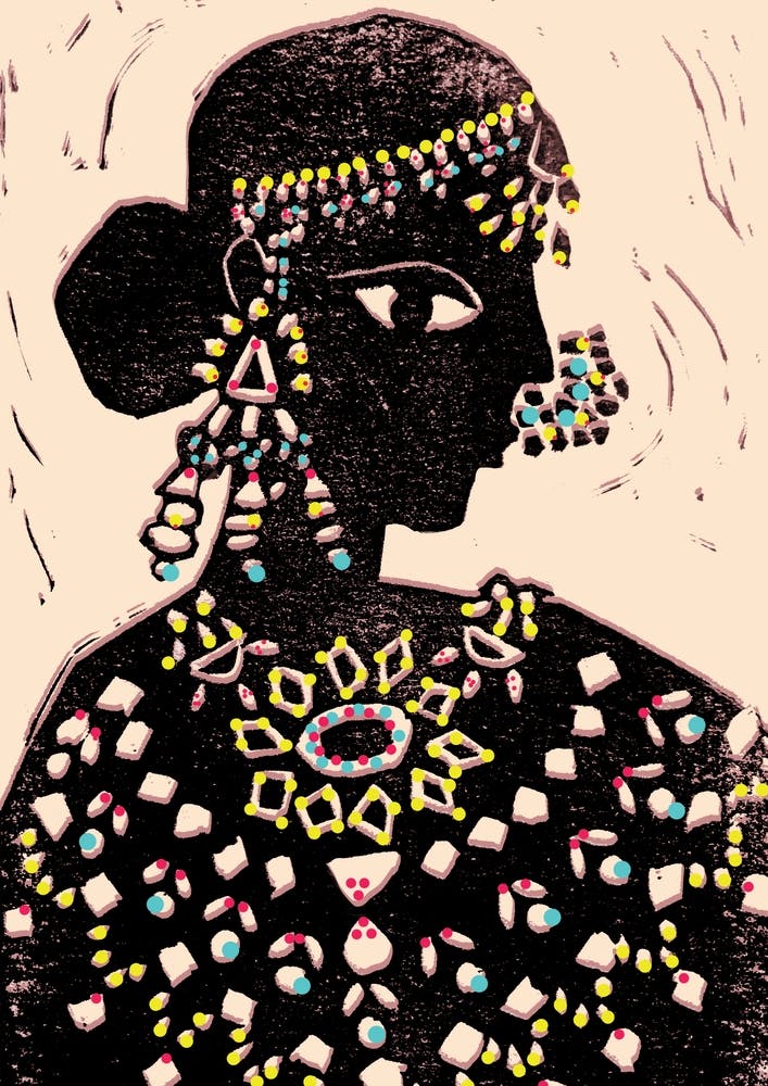 Bejewled Lady