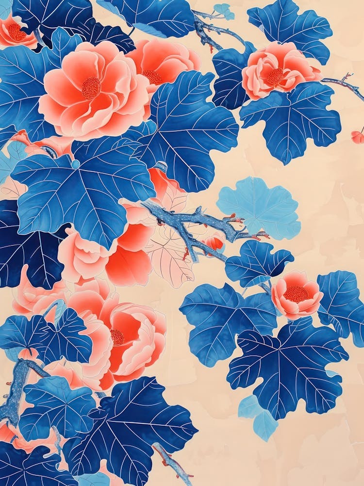 Hokusai  Great Japan Flowers Japanese 5