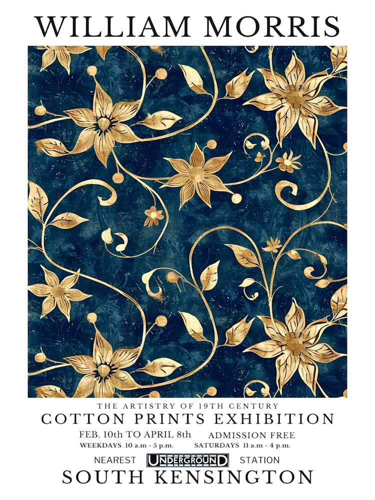 William Morris Cotton Prints Exhibition 102