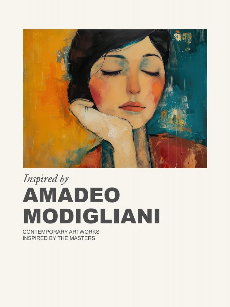 Museum Poster Inspired By Amadeo Modigliani 1