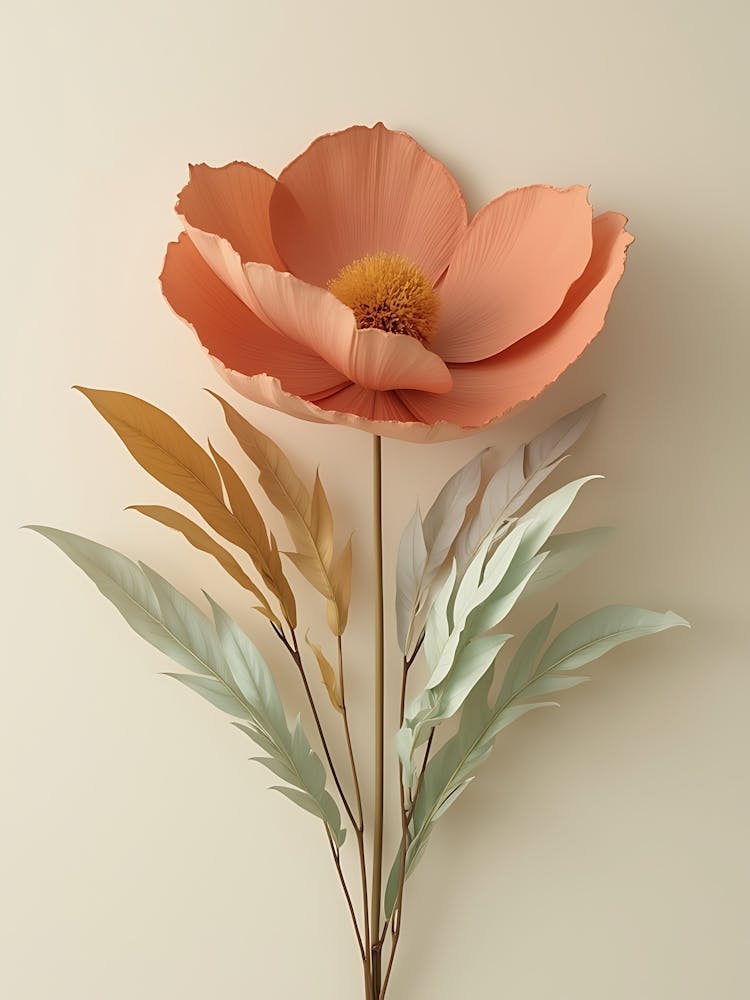 Subtle Neutral Wildflower Home Decor