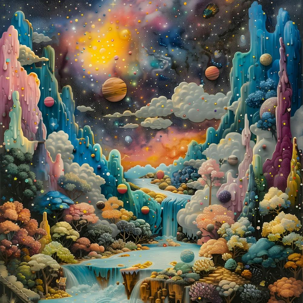 Spacescape, Pop Surrealism, Lowbrow