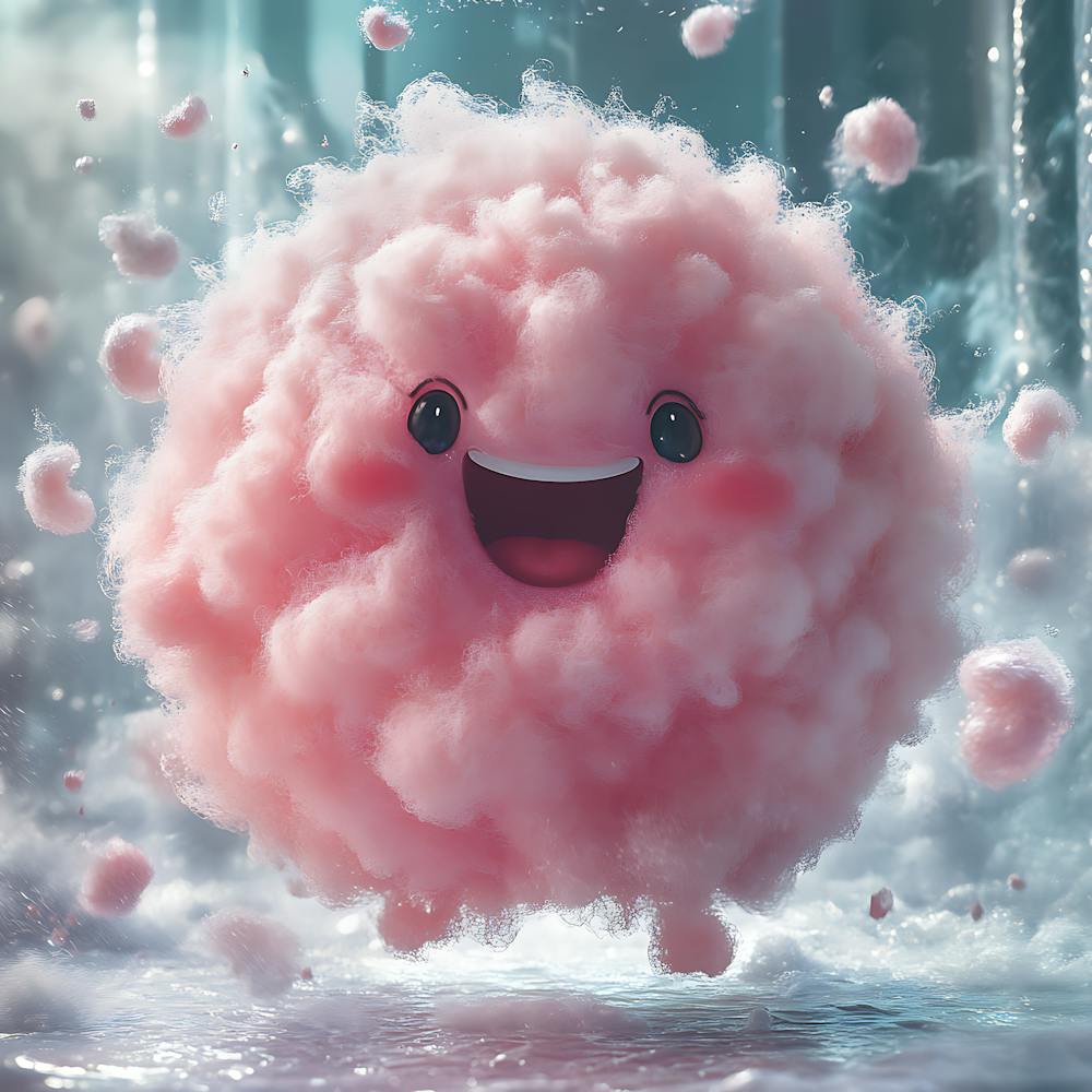 Niedliches Zuckerwatte-Luftwesen 4