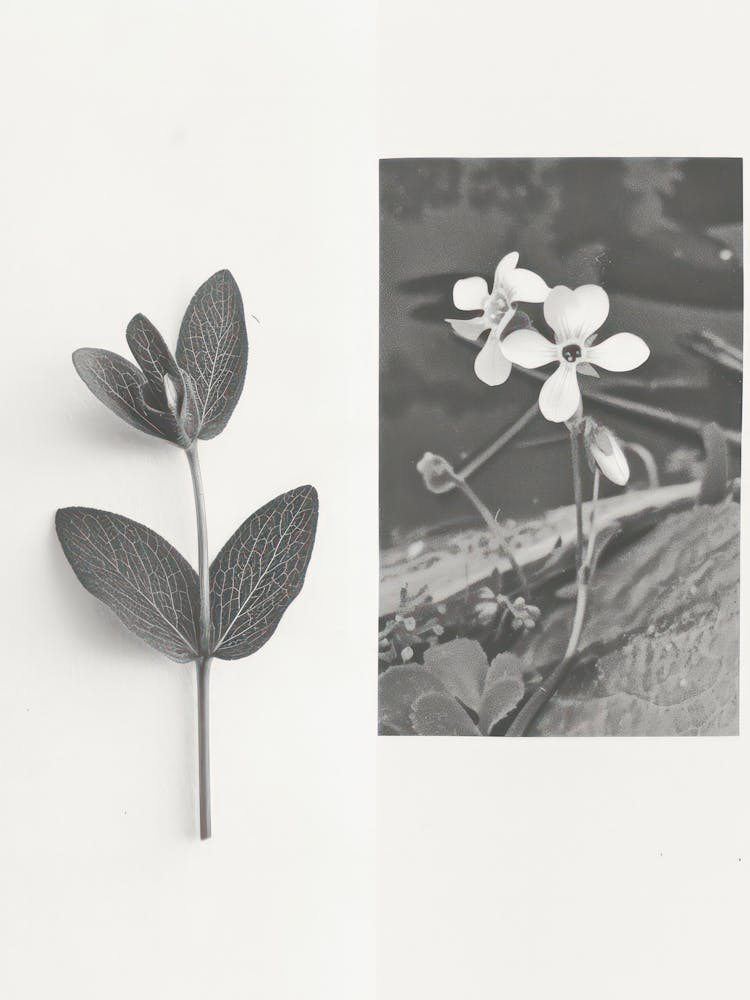 Forget Me Not Flower Photo Collage 4