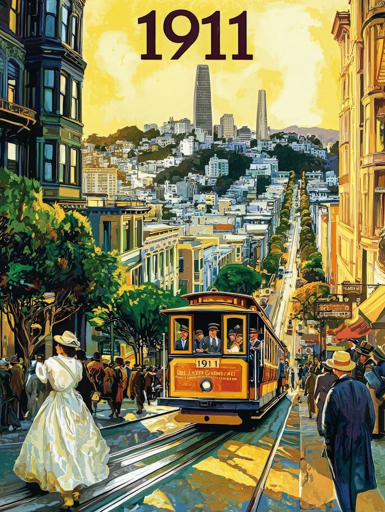 Aihrgdesign A Retro Travel Poster Of San Franciscos First Ele F16a474c 277f 4003 B467 646c95d27fbe 2