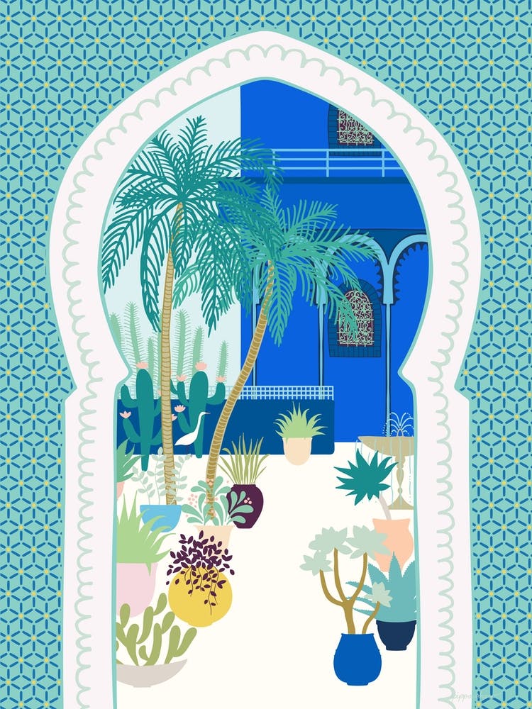 Majorelle Doorway