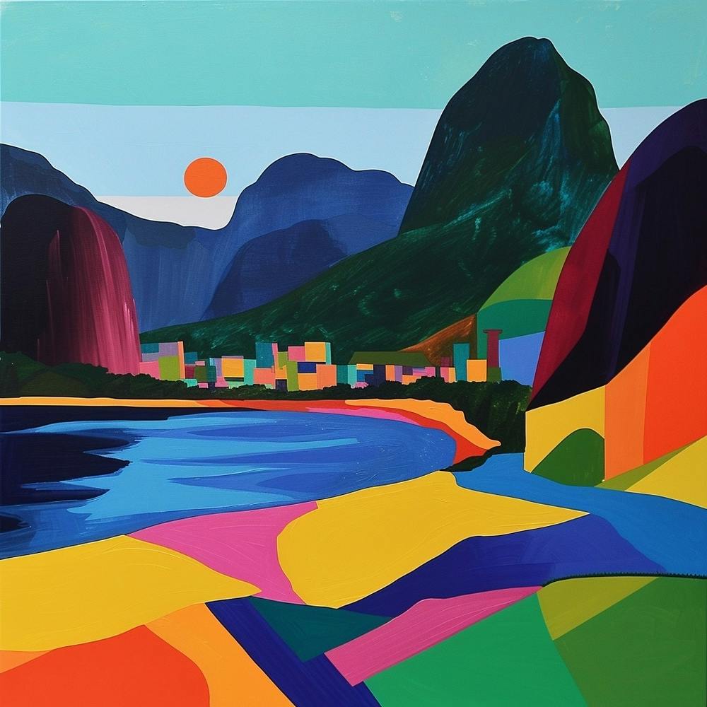 Collection de voyage abstraite Rio De Janeiro Brésil 2