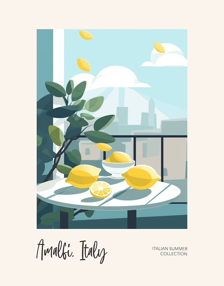 Amalfi, Italy Lemons 2 Italian Summer Collection