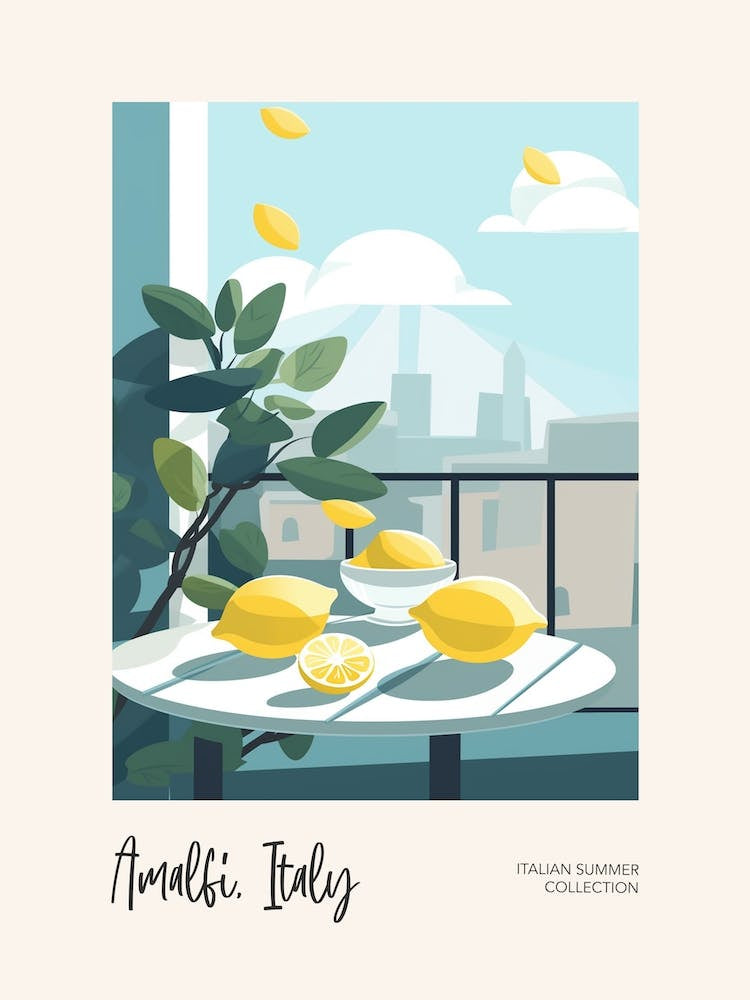 Amalfi, Italy Lemons 2 Italian Summer Collection